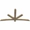 Ekena Millwork Alberta Rough Sawn Timber Gable Bracket, Douglas Fir, 72"W x 39"H x 2"D x 4"F, 13/12 Pitch GBW072X39X0204ALB00RDF - alternate 4